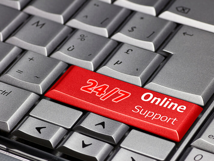 24/7 Online Support